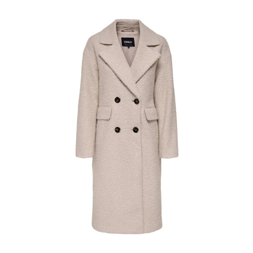 Only Valeria Piper Coat Beige Dames