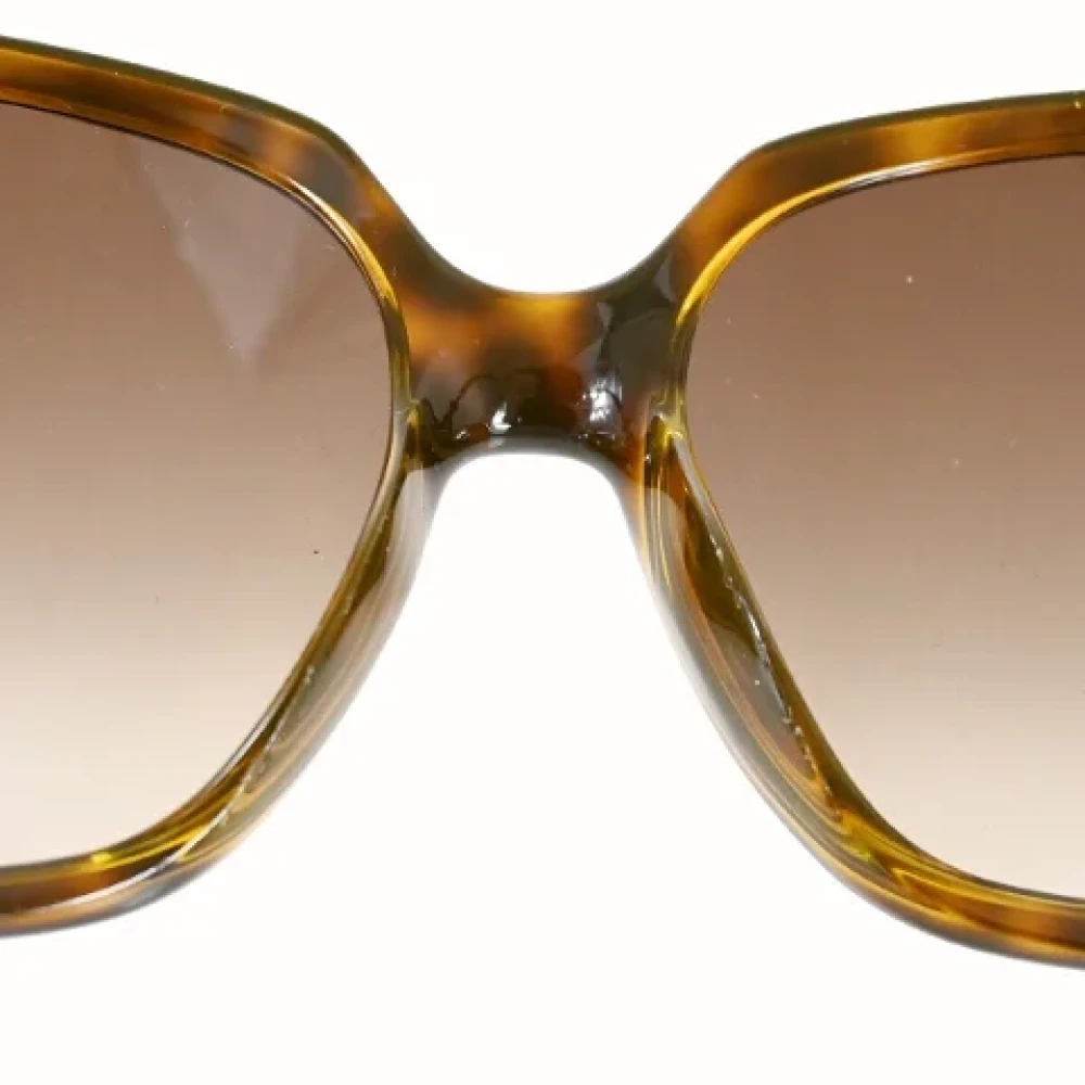 Gucci Vintage Pre-owned Plastic sunglasses Brown Dames