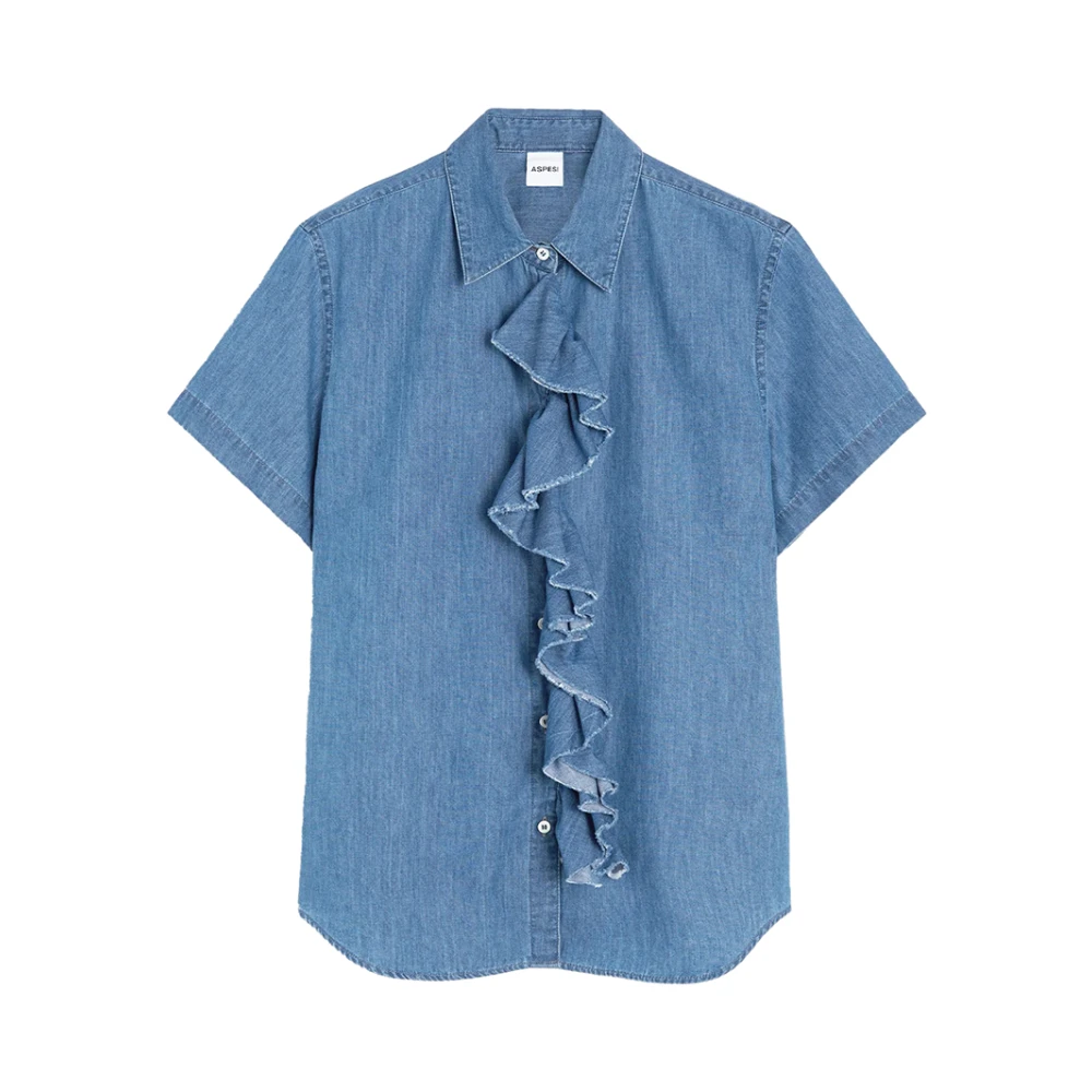 Blouses & Shirts > Denim Shirts - - Aspesi - Modalova