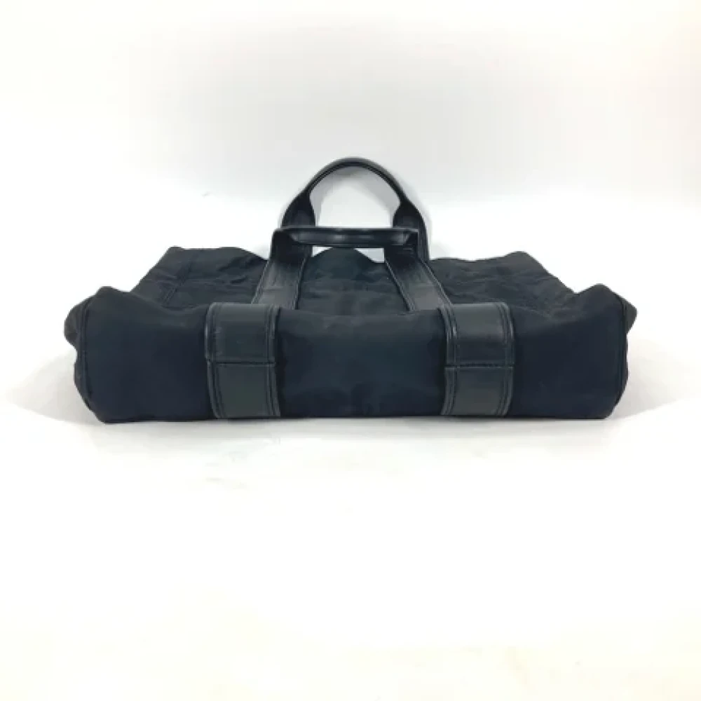 Hermès Vintage Pre-owned Fabric shoulder-bags Black Dames