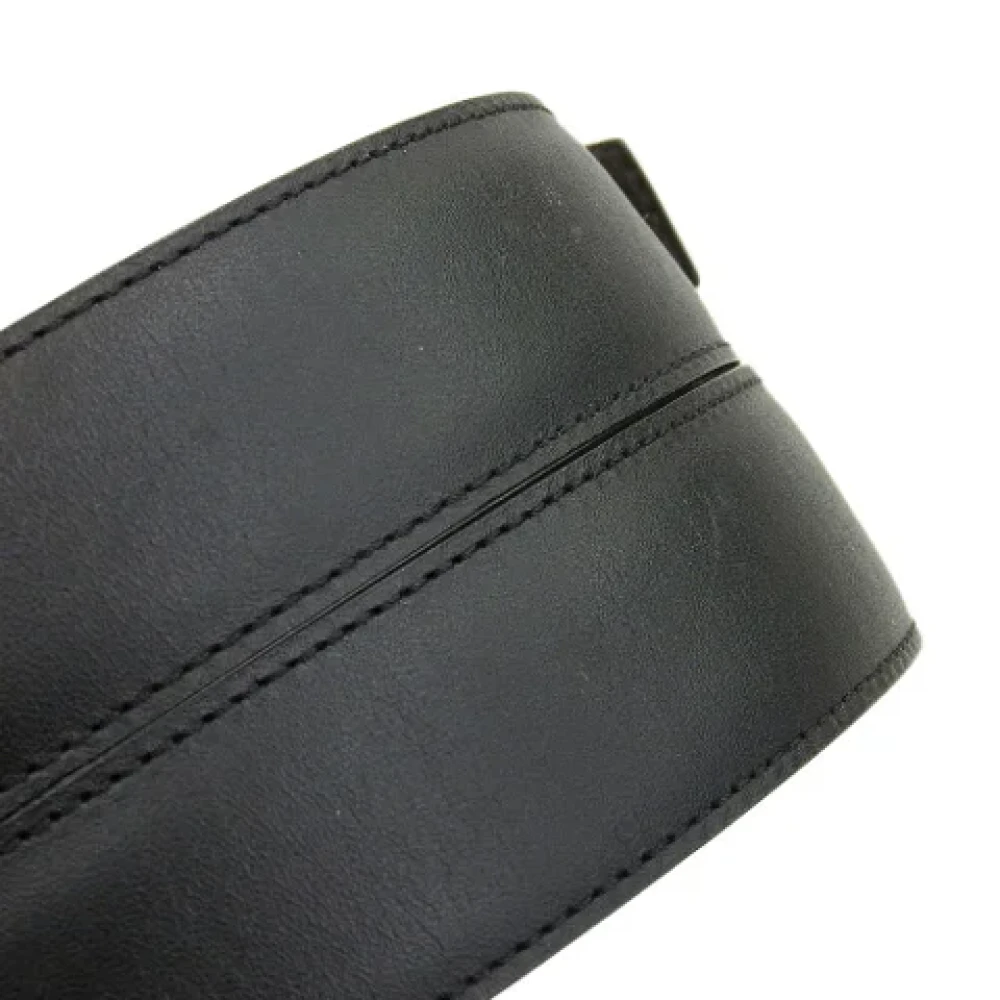 Cartier Vintage Pre-owned Leather belts Black Dames