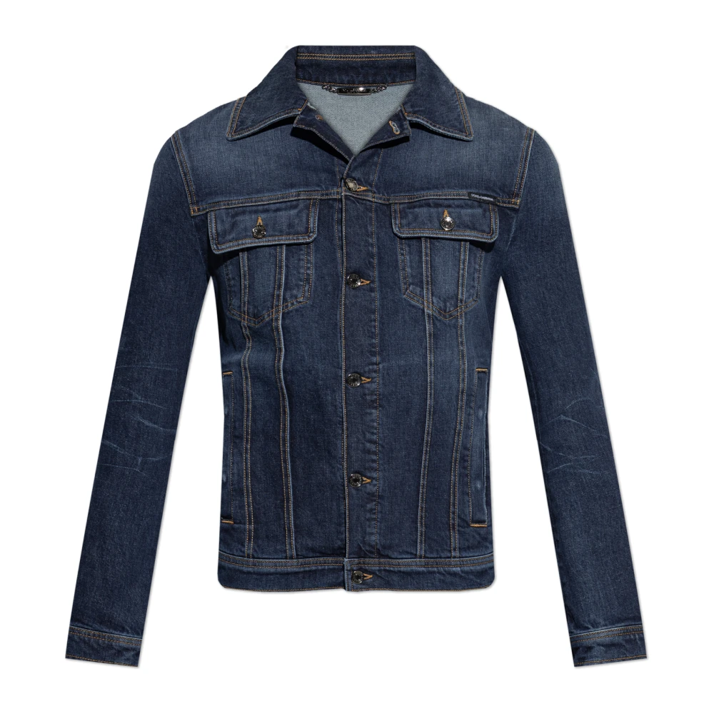 Dolce & Gabbana Men's Blue Denim Jacket