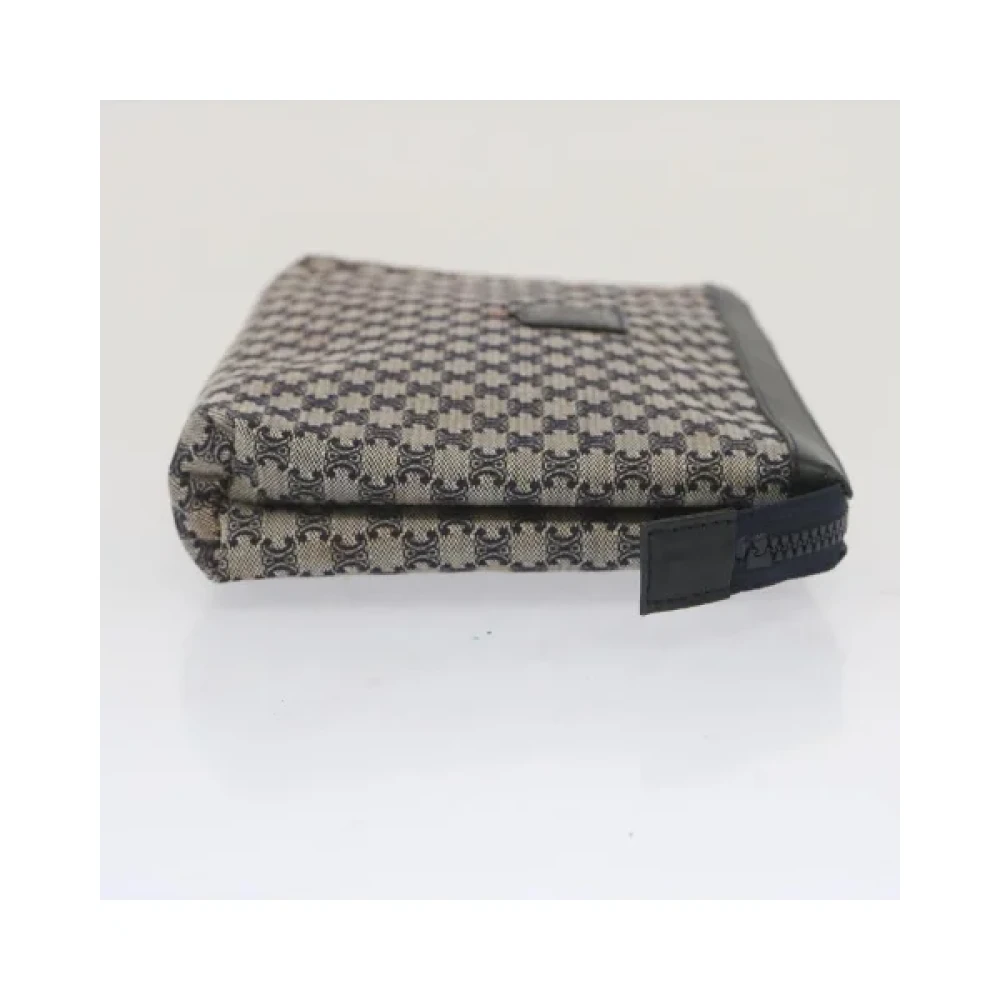 Celine Vintage Pre-owned Clutch Beige Dames