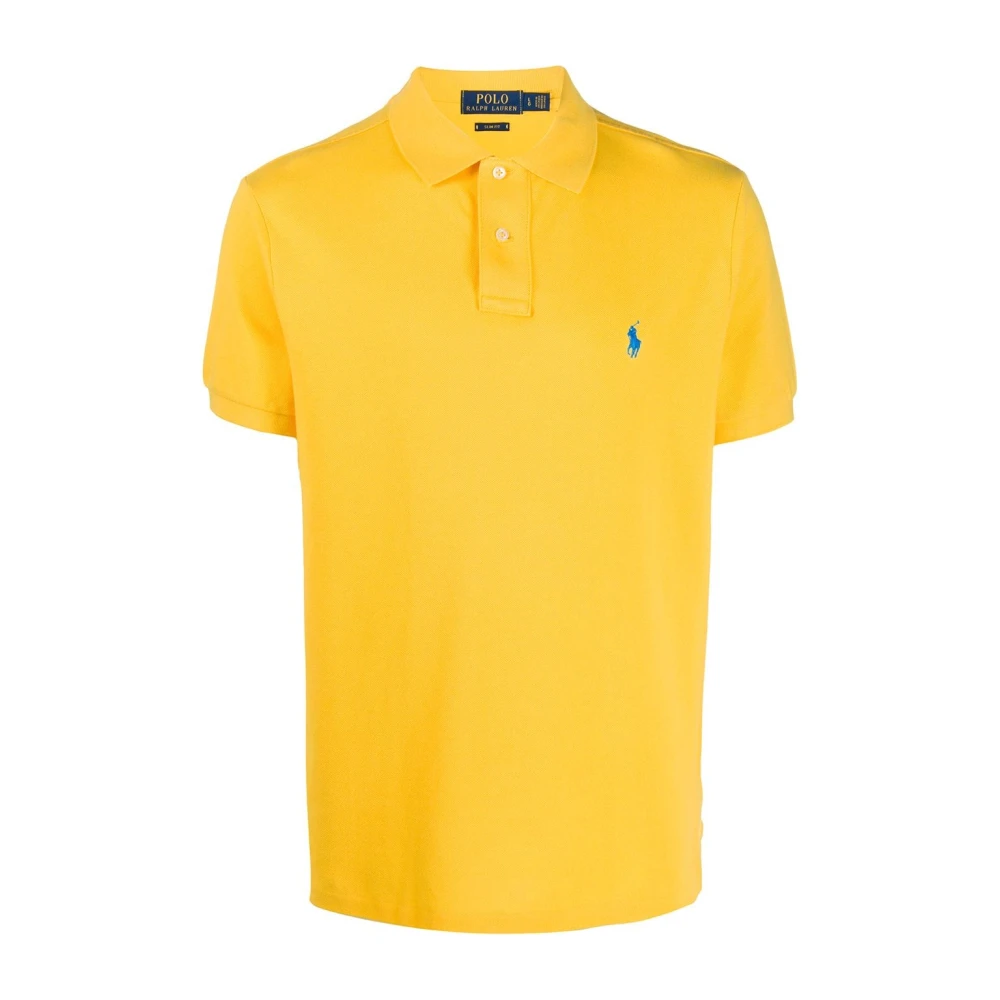 Ralph Lauren Polo Shirt Yellow Heren