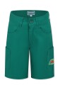 short-vert-decontracte-en-coton-avec-logo-brode