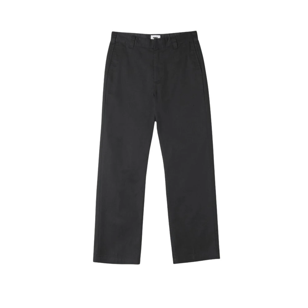 Trousers > Straight Trousers - - Obey - Modalova