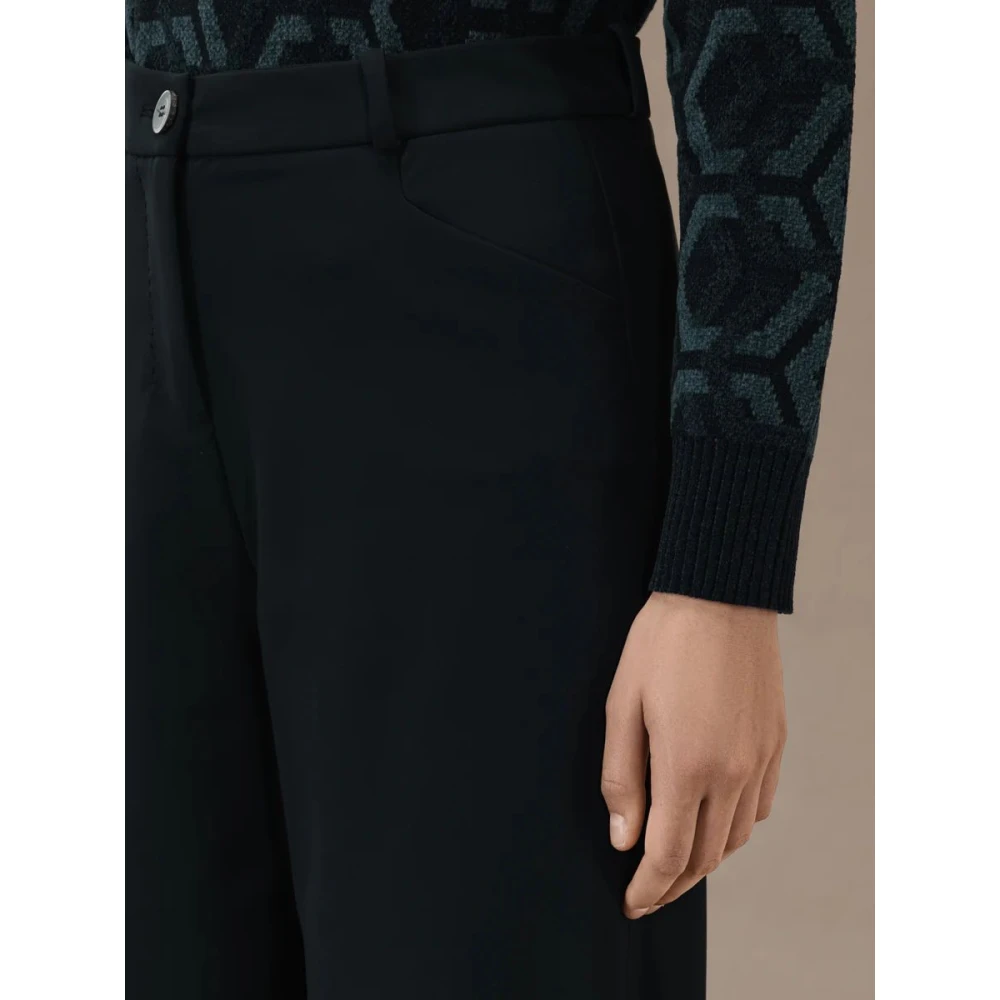 RRD Vintage Wide Leg Broek Black Dames