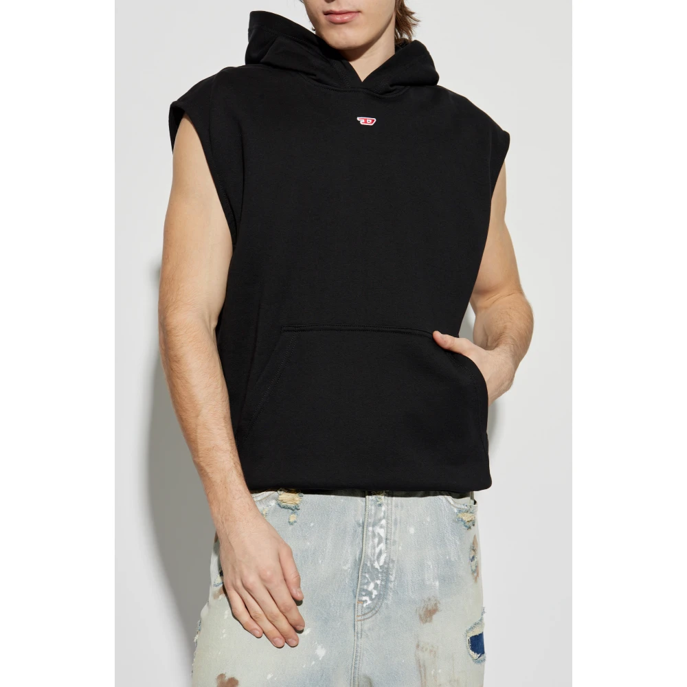 Diesel Sweatshirt S-Boxt-Sl-D Black Heren
