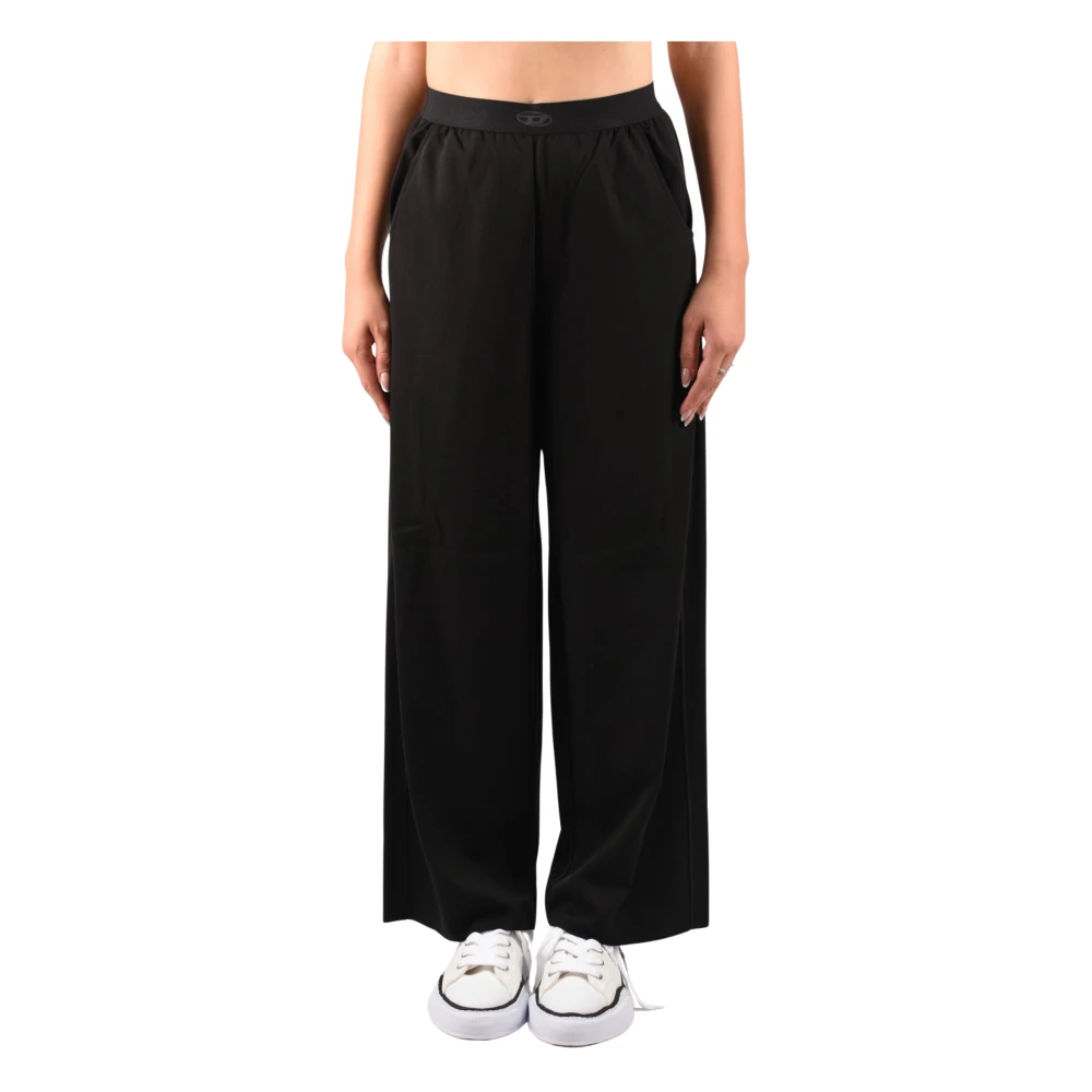 Diesel Donna Nero Pantaloni, M, New,