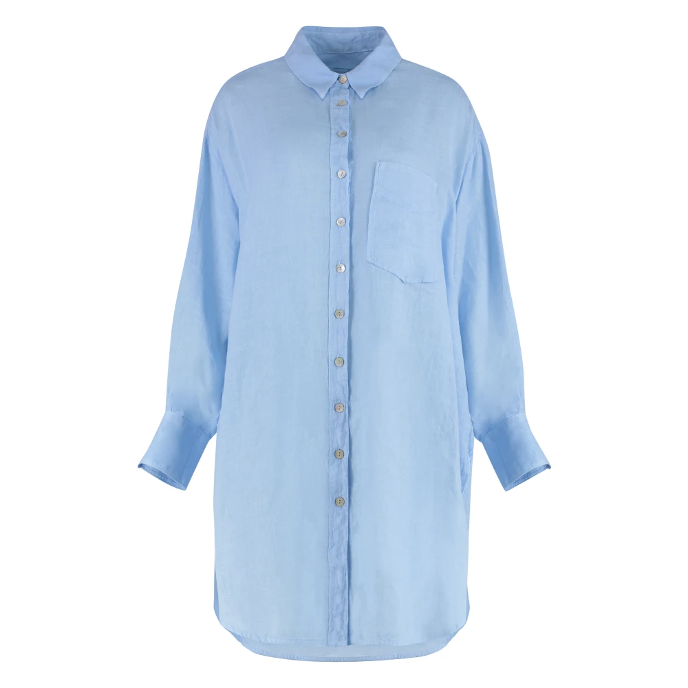 Dresses > Day Dresses > Shirt Dresses - - 120% Lino - Modalova