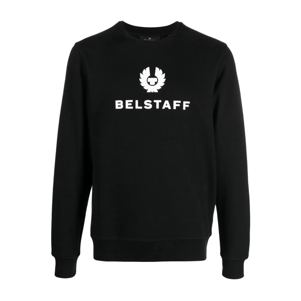 Belstaff Zwarte Sweaters met Phoenix Logo Black Heren