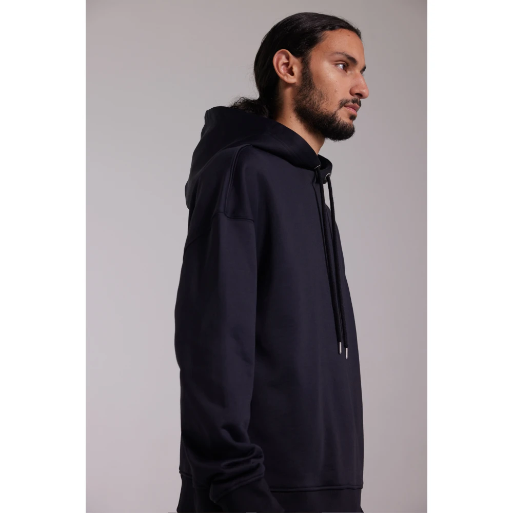 Stutterheim Zachte Fleece Hoodie Black Heren