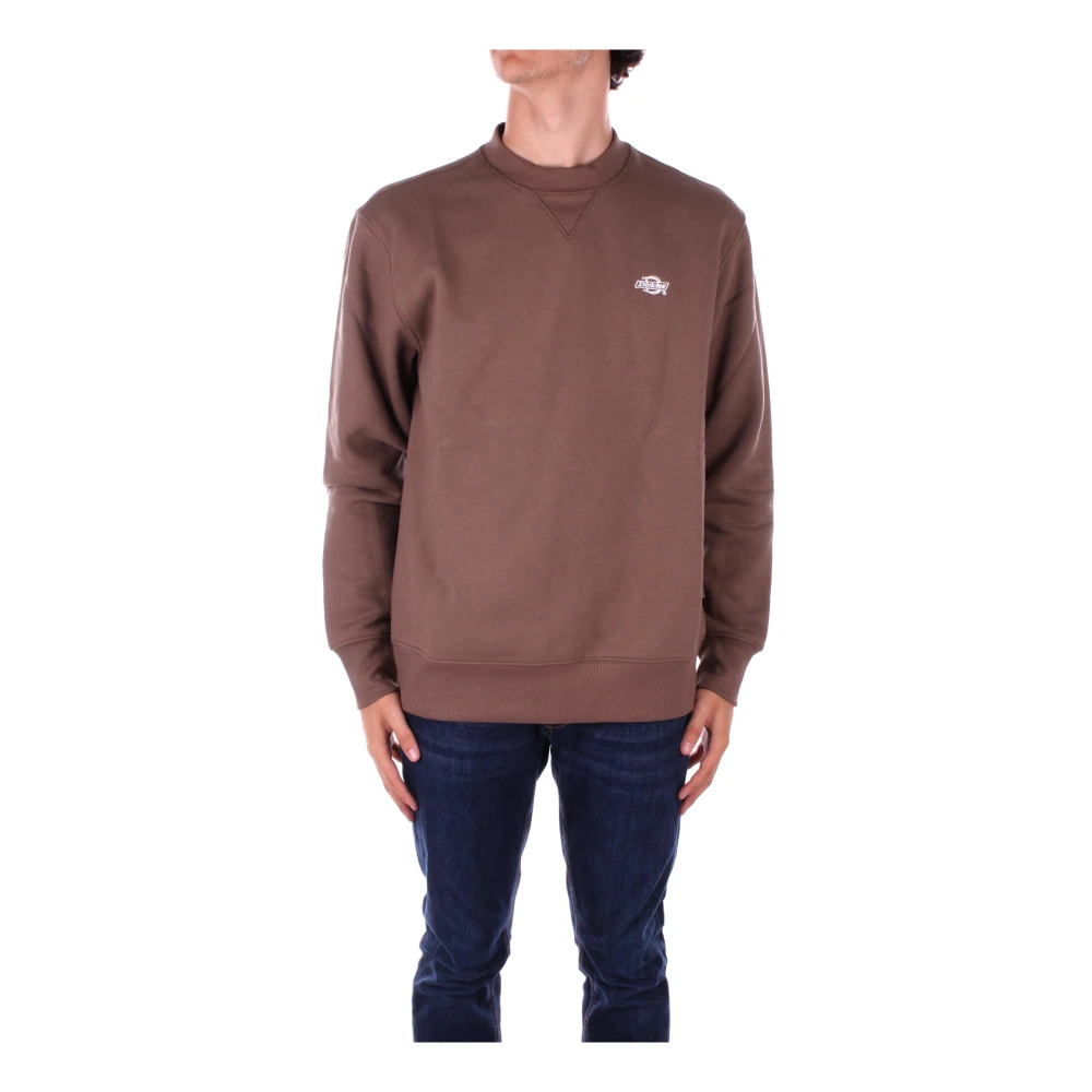 Dickies Bruin Logo Front Sweater Brown Heren