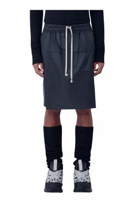 drawstring-midi-kilt-shorts