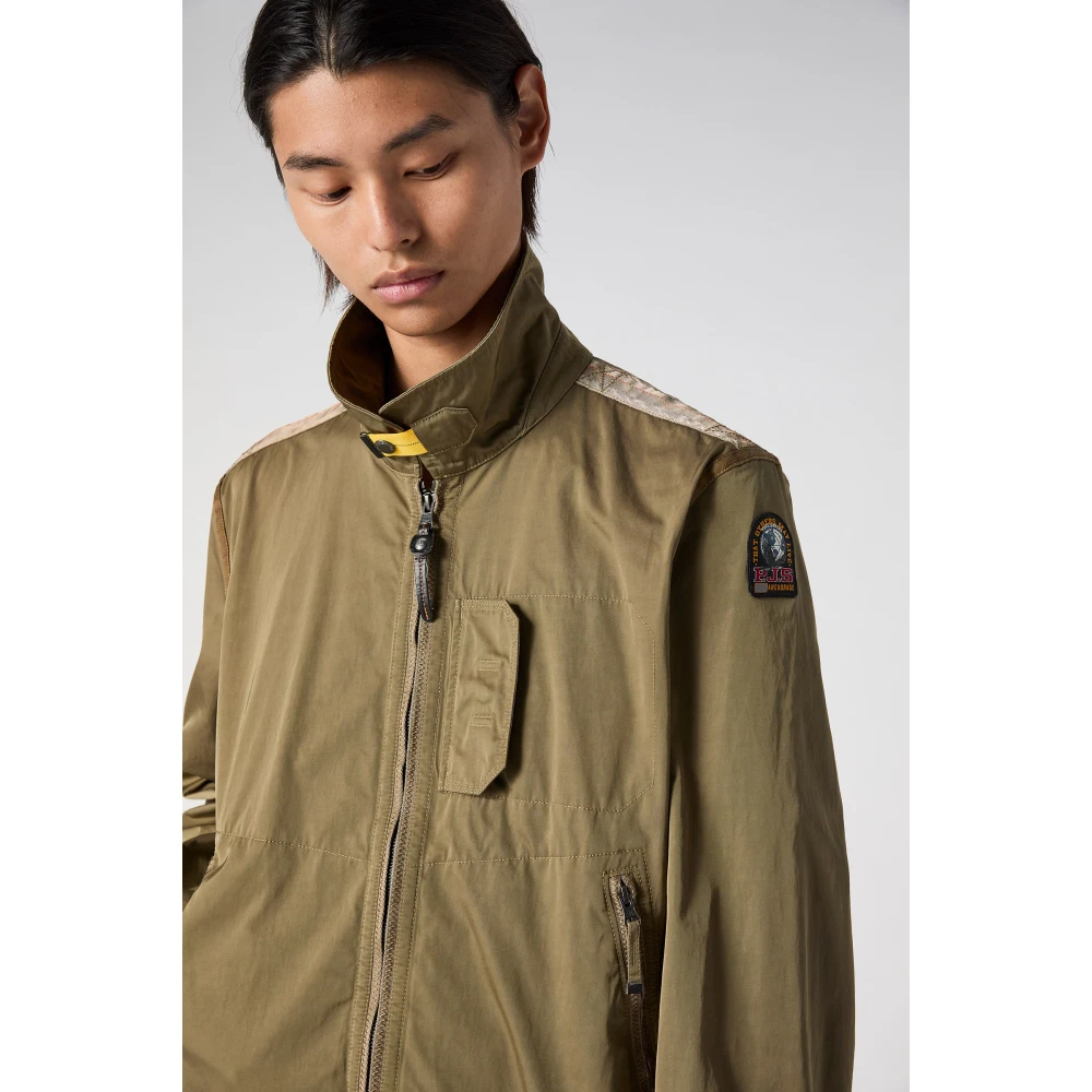 Parajumpers Aardejas met Hemdkraag en Geribbelde Manchetten Green Heren