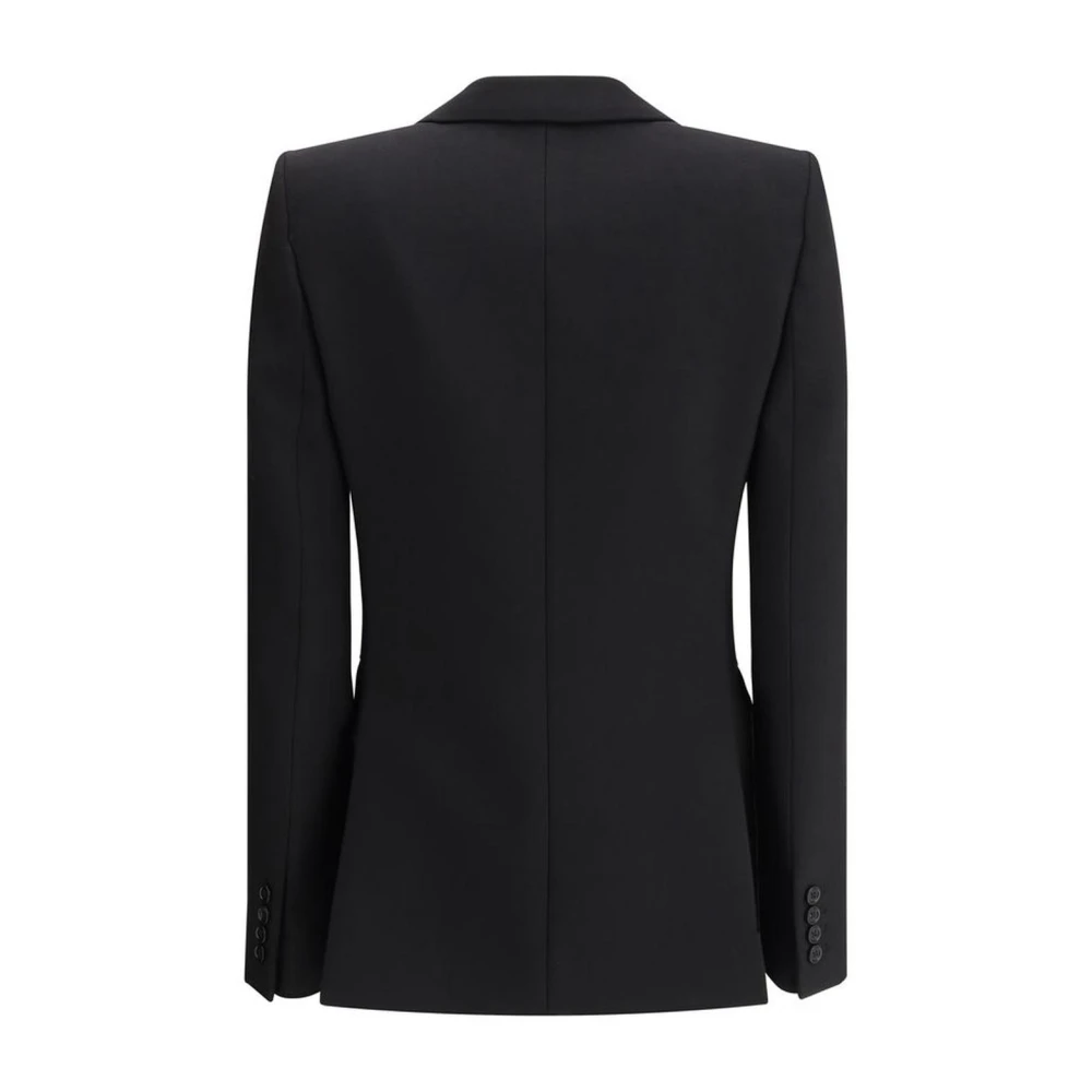 Chloé Wollen Blazer met Peak Revers voor Vrouwen Black Dames