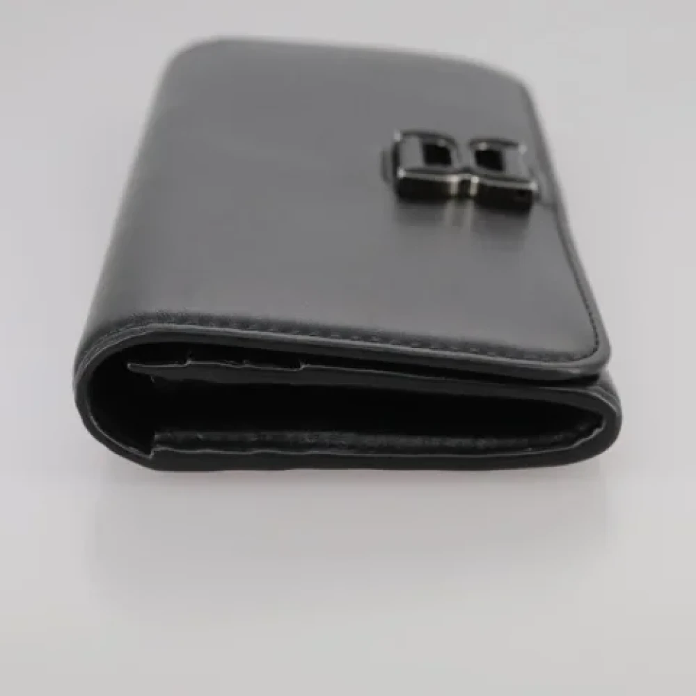 Chloé Pre-owned Leather wallets Black Dames