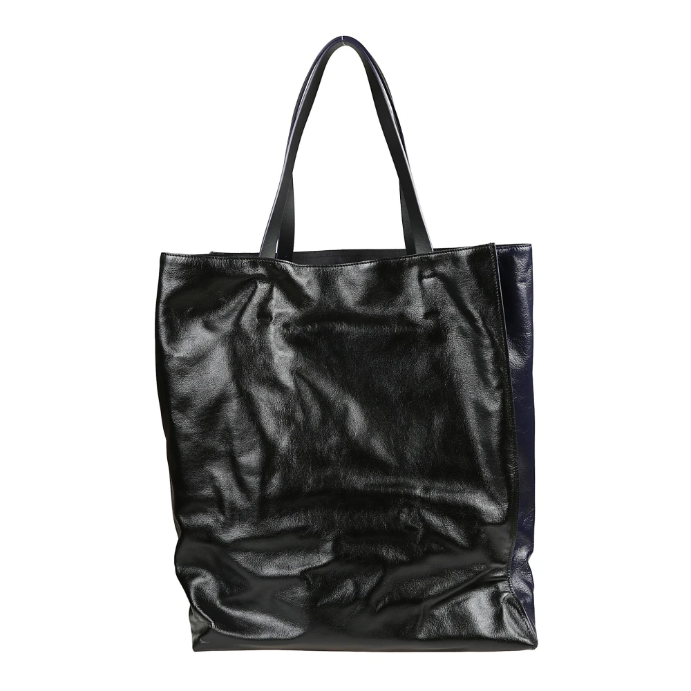 Marni Stijlvolle Leren Tas Black Heren