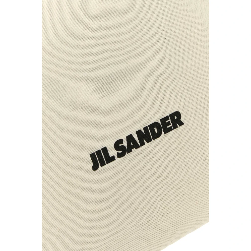 Jil Sander Canvas Winkel Tas Beige Dames