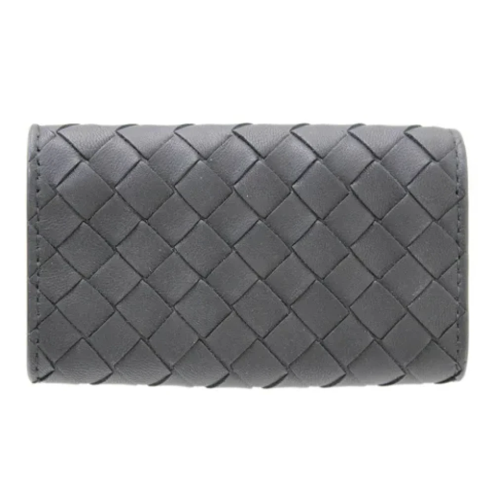 Bottega Veneta Vintage Pre-owned Fabric key-holders Black Dames