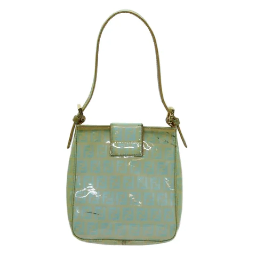 Fendi Vintage Pre-owned Canvas fendi-bags Green Dames