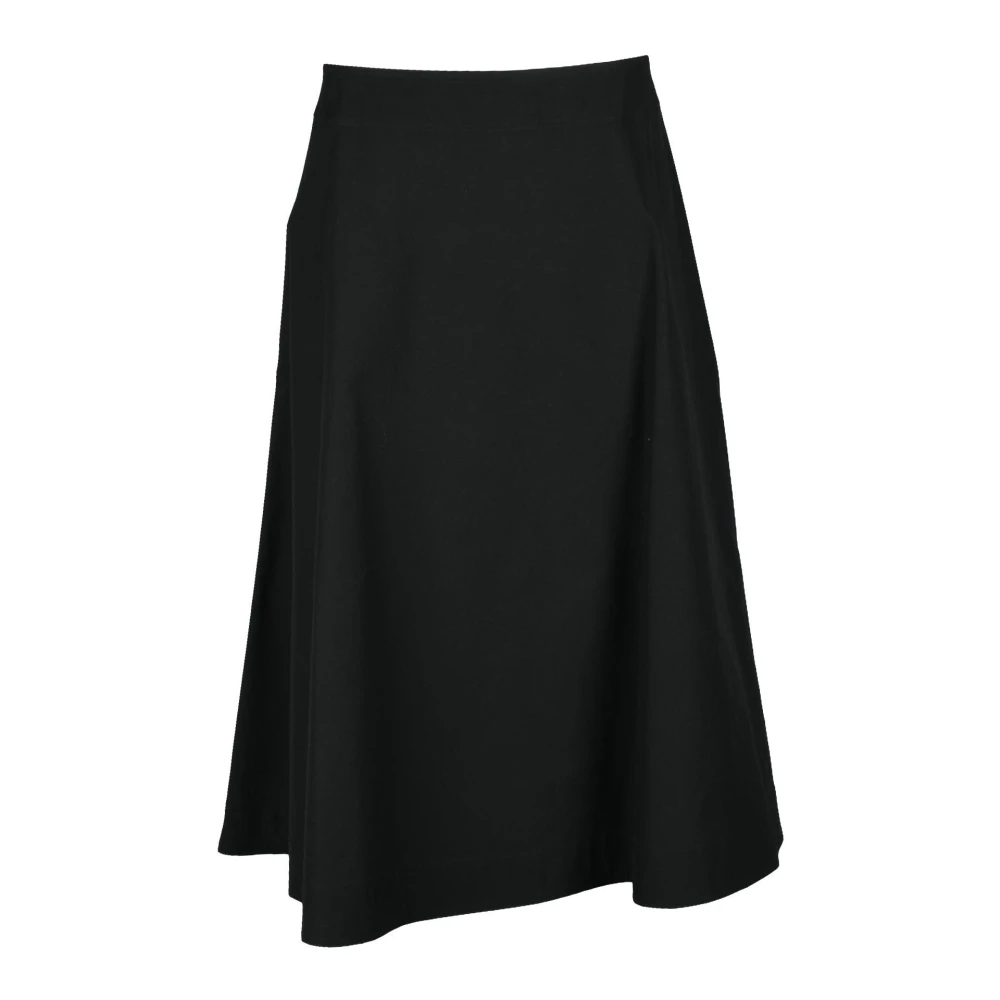 Bottega Veneta Katoenen Rok Black Dames