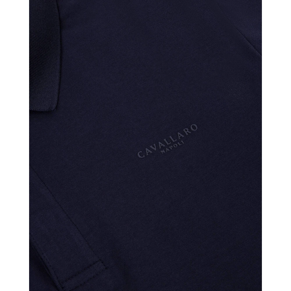Cavallaro Klassieke Polo Davegio Stijl Blue Heren
