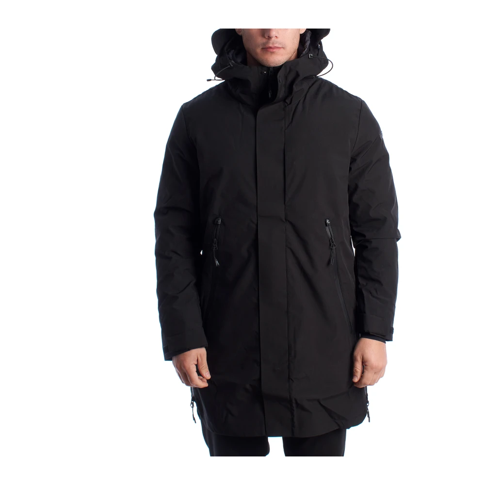 U.s. Polo Assn. Men's Black Parkas, S, Light Jackets