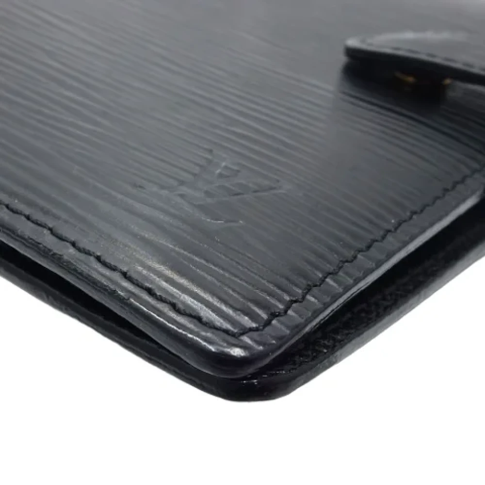 Louis Vuitton Vintage Pre-owned Leather home-office Black Dames