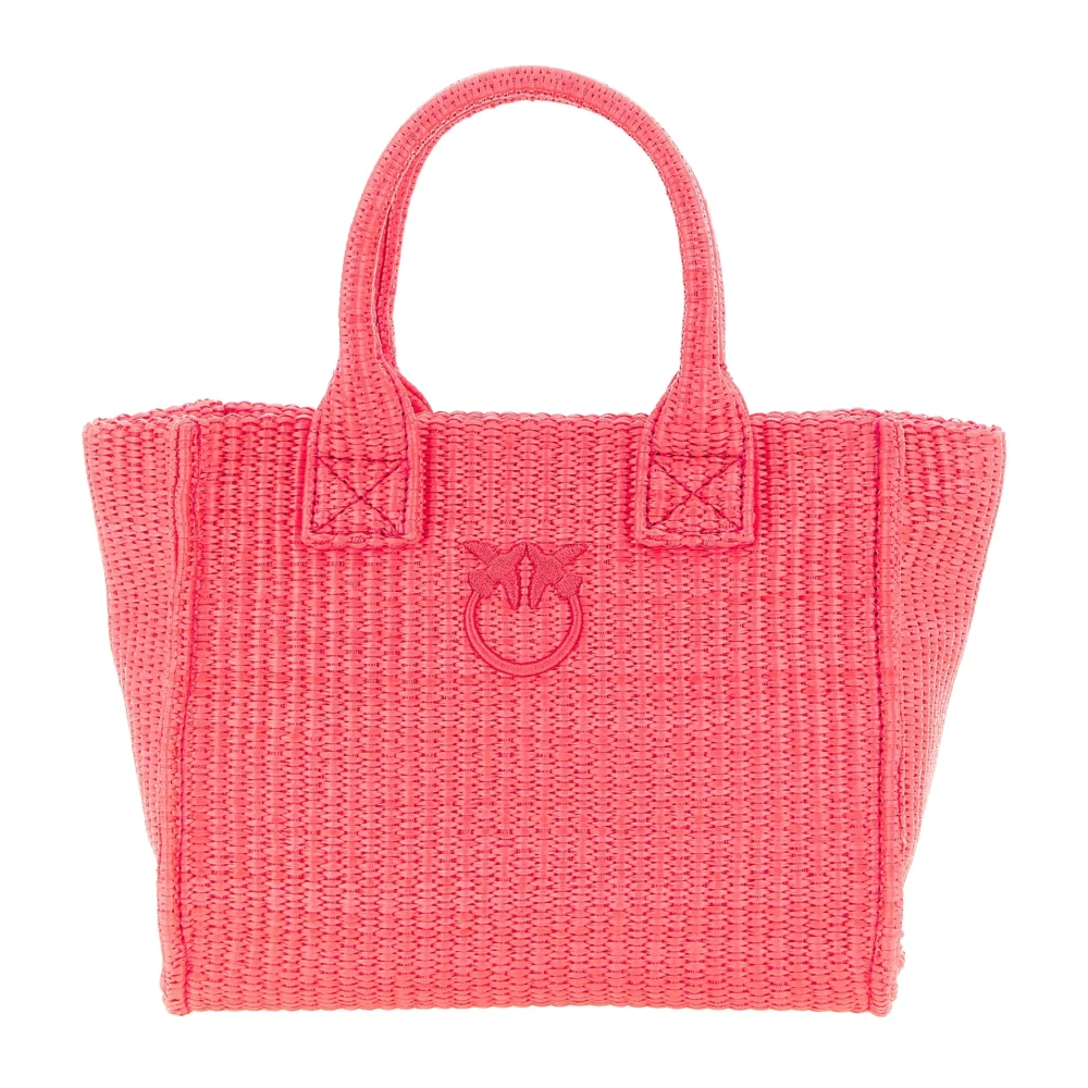 Pinko Women's Pink O, Handbags, One Size, Beach Mini Shopping Bag