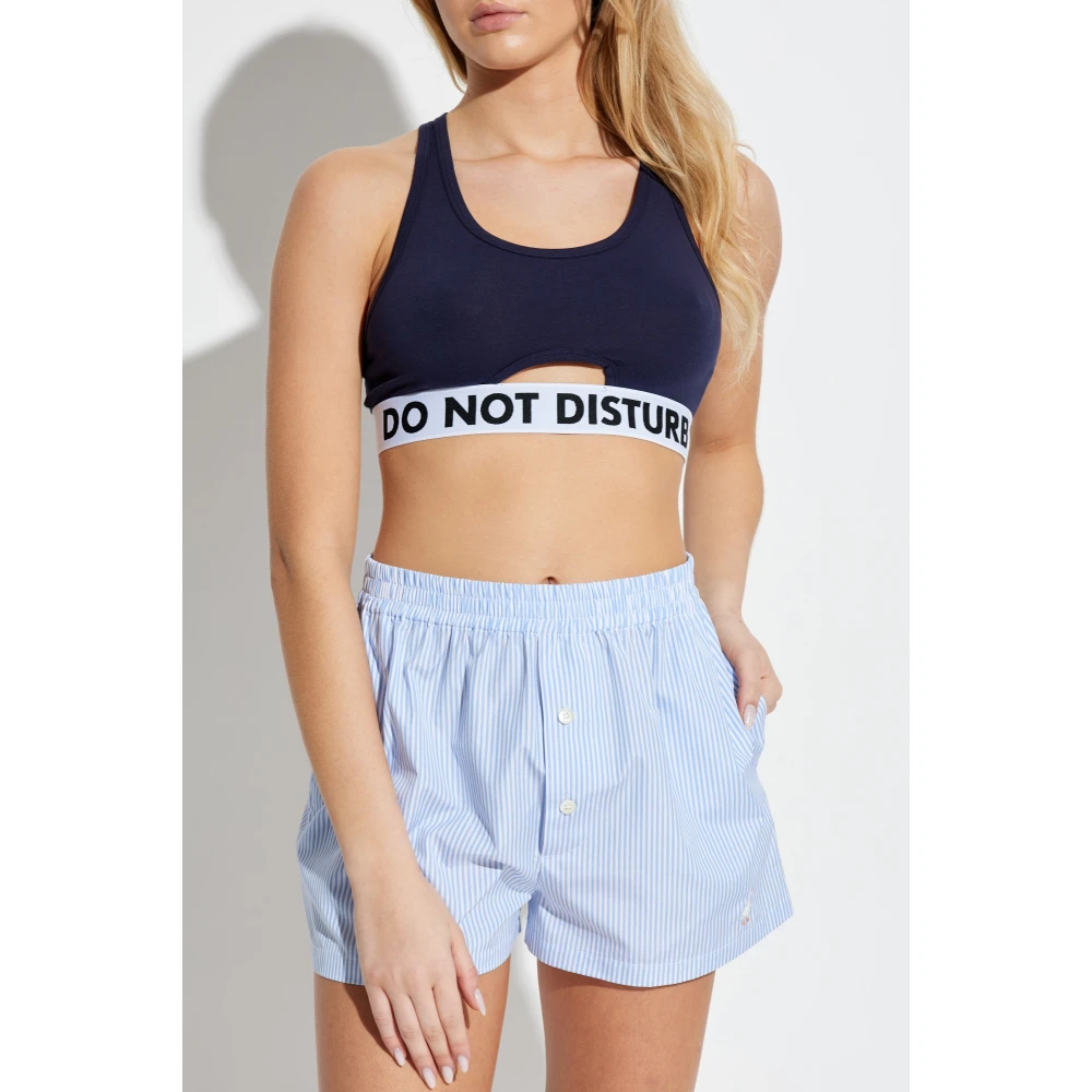 Moschino BH met logo Blue Dames