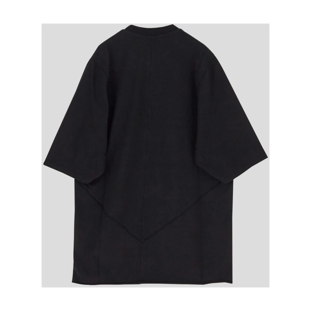 Rick Owens Cotton Jumbo SS T-shirt Black Heren