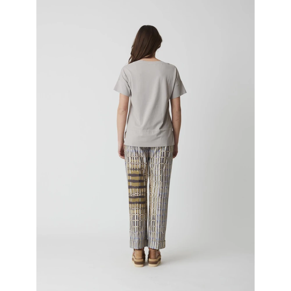 Alpha Studio Dames Crew Neck Jersey Gray Dames