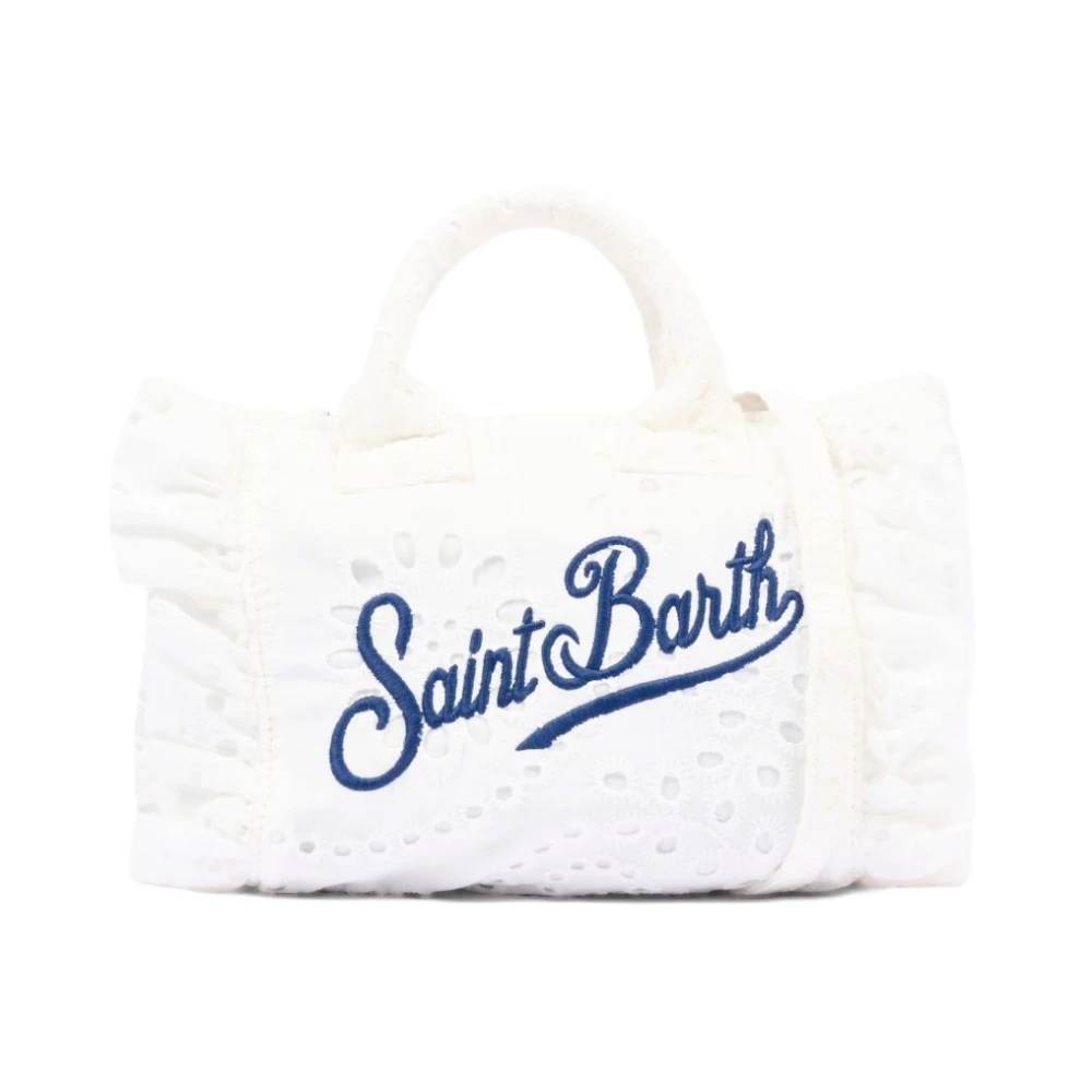 Mc2 Saint Barth Women's White Vanity Mini Volant Bag - Shopping Bags - One Size - Bags