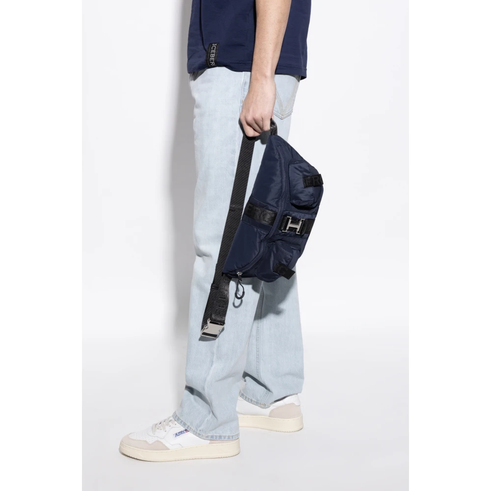 Iceberg Heuptas met logo Blue Heren