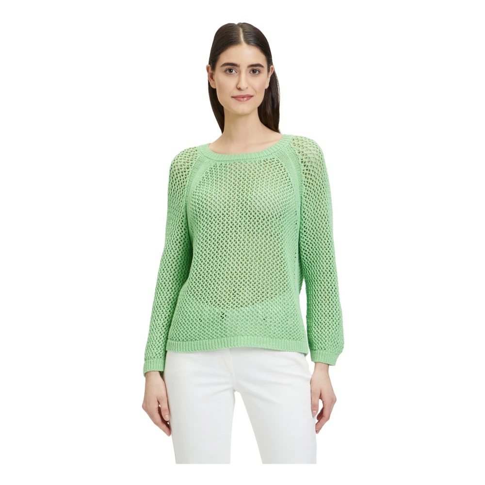 Betty Barclay Round-neck Knitwear Green Dames