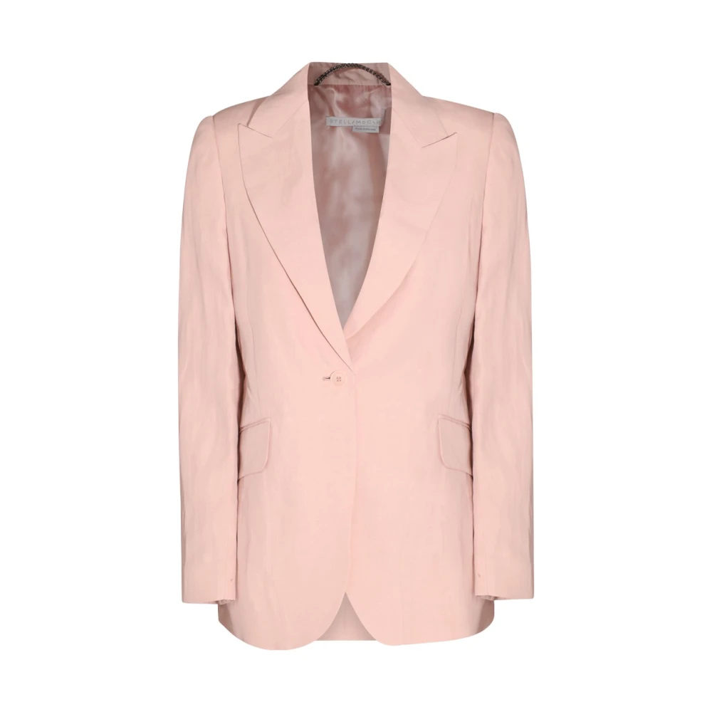 Stella Mccartney Women's Pink Light Jacket - Blazers - S - Jackets