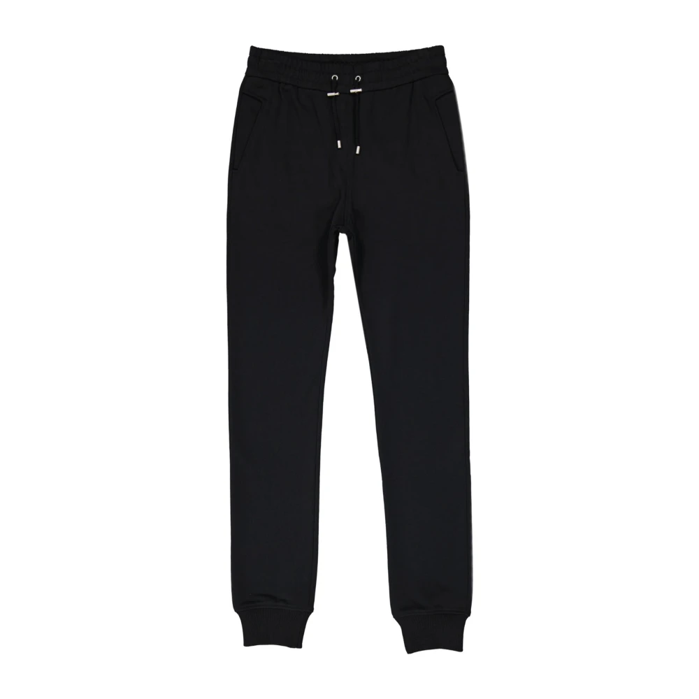 Balmain Katoenen Sweatpants met Achterlogo Detail Black Heren