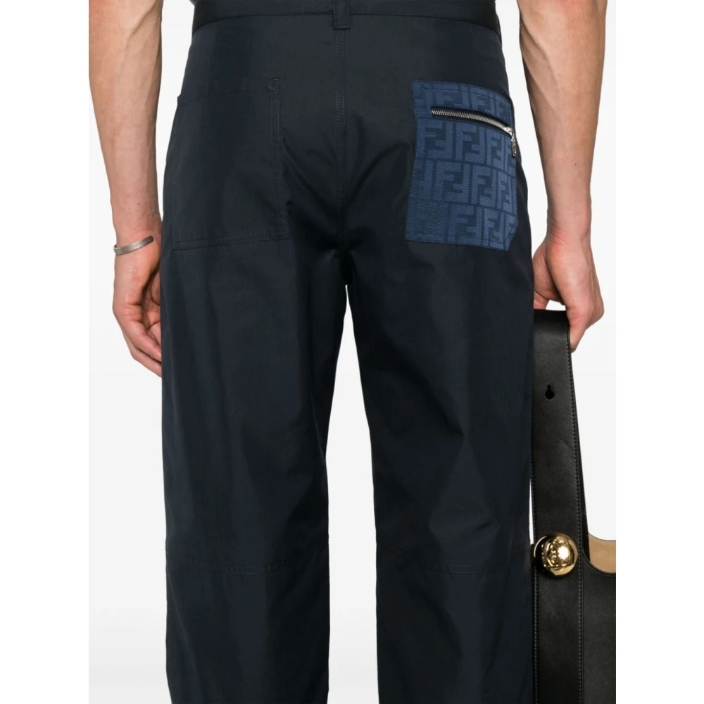 Fendi Stijlvolle Broek Black Heren