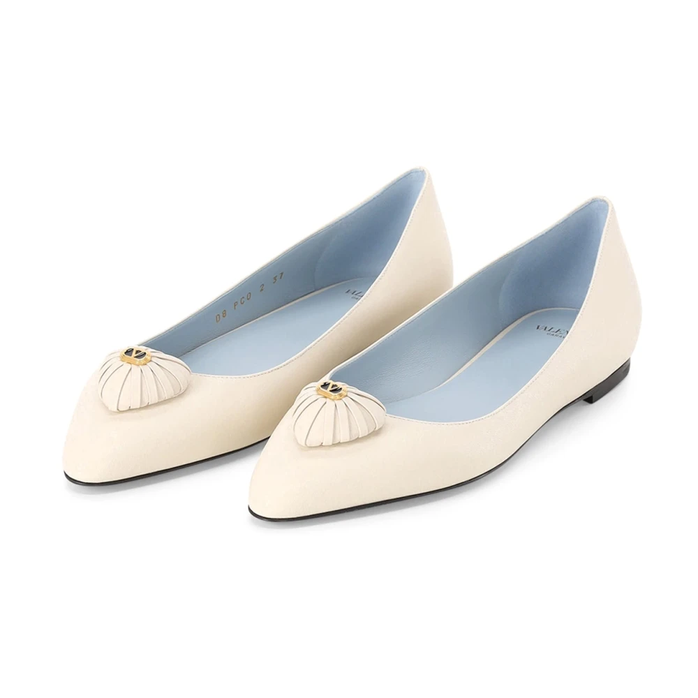 Valentino Women's Beige Ballerina Shoes, 3 Uk, Ballerinas