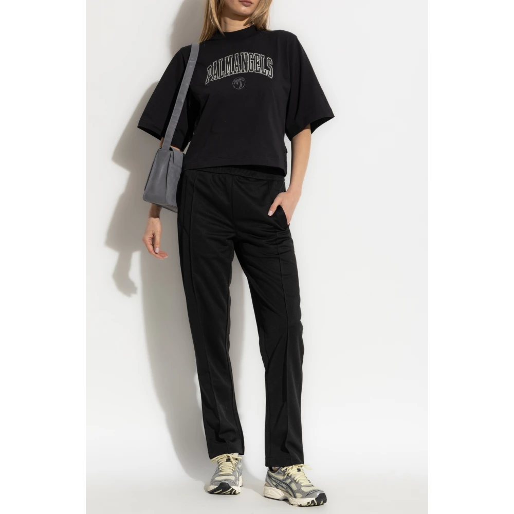 Palm Angels Logo broek Black Dames