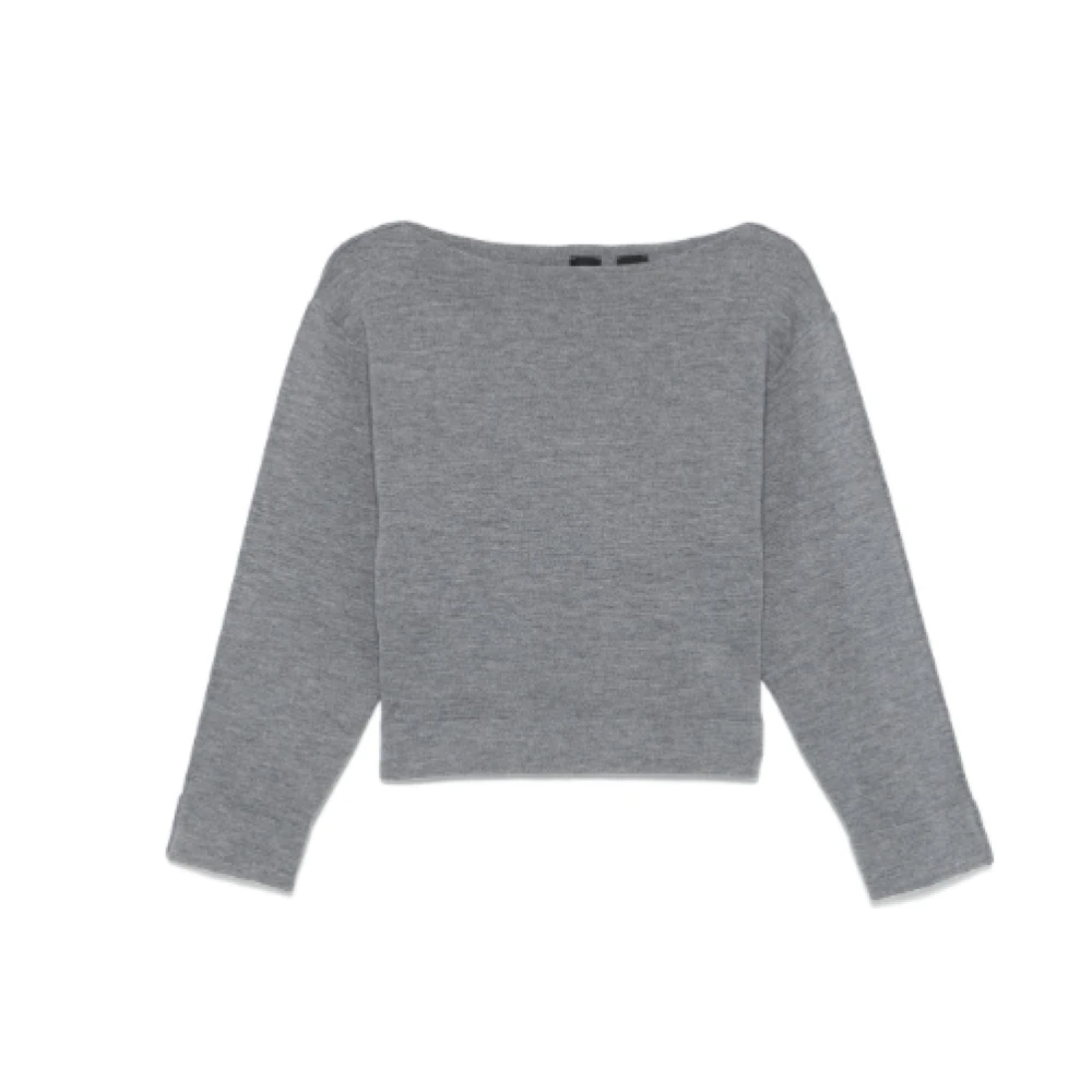 Pinko Stijlvolle Sweaters Collectie Gray Dames