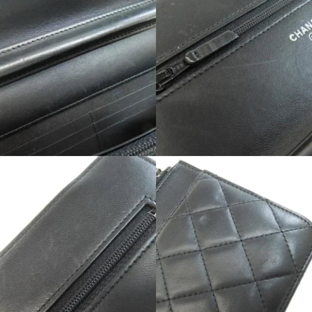 Chanel Vintage Pre-owned Leather chanel-bags Black Dames