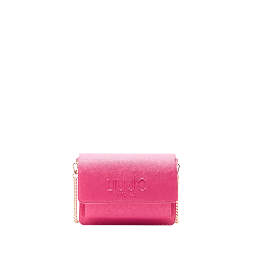 Liu Jo Roze Synthetisch Leren Schoudertas Pink Dames