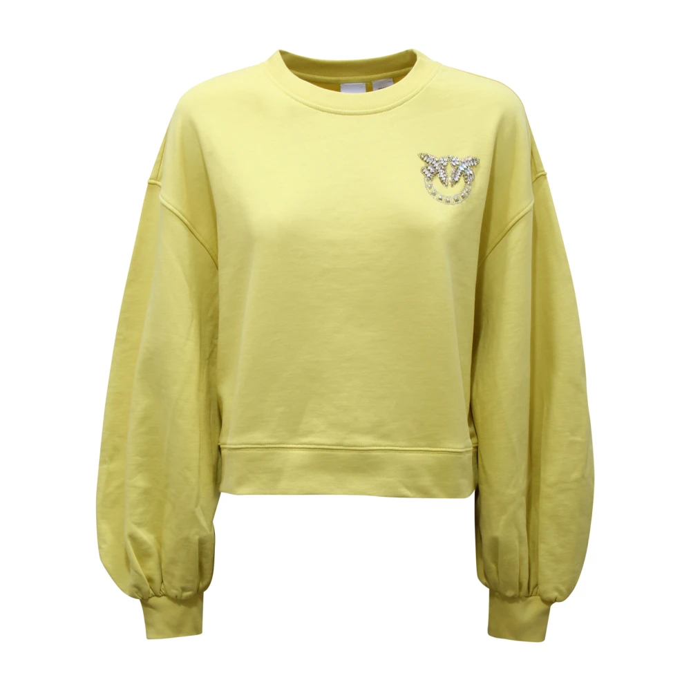 Pinko Women's Yellow Ceresole Sweatshirt - Sweatshirts - S - Sweatshirts & Hoodies