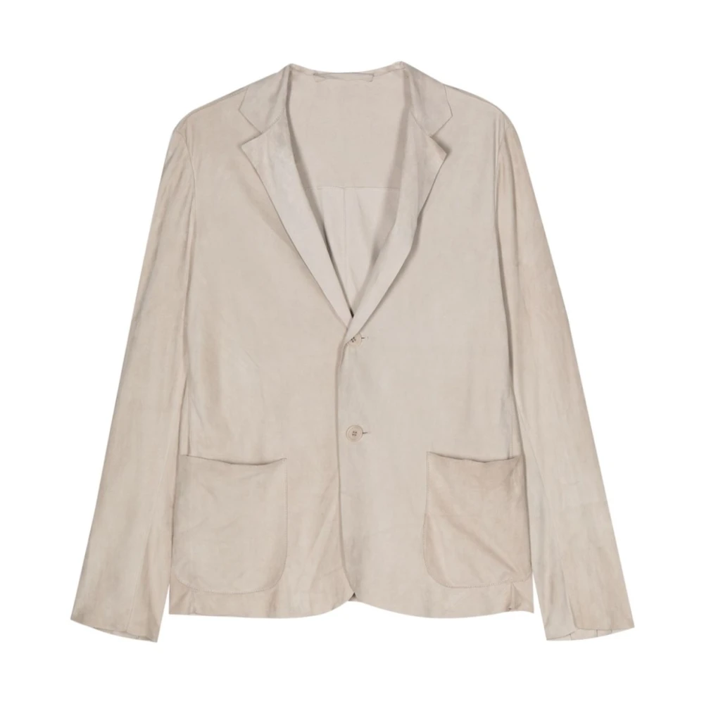 Salvatore Santoro Witte Stijlvolle Jassen White Heren