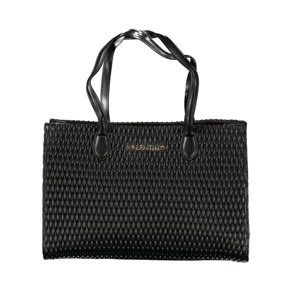 Valentino Women's Black Shopping Bags, One Size, Quilted Tote