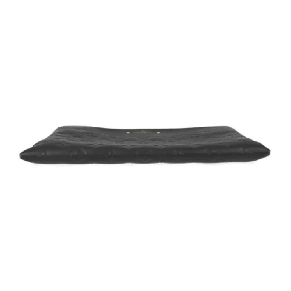 Louis Vuitton Vintage Pre-owned Canvas clutches Black Dames