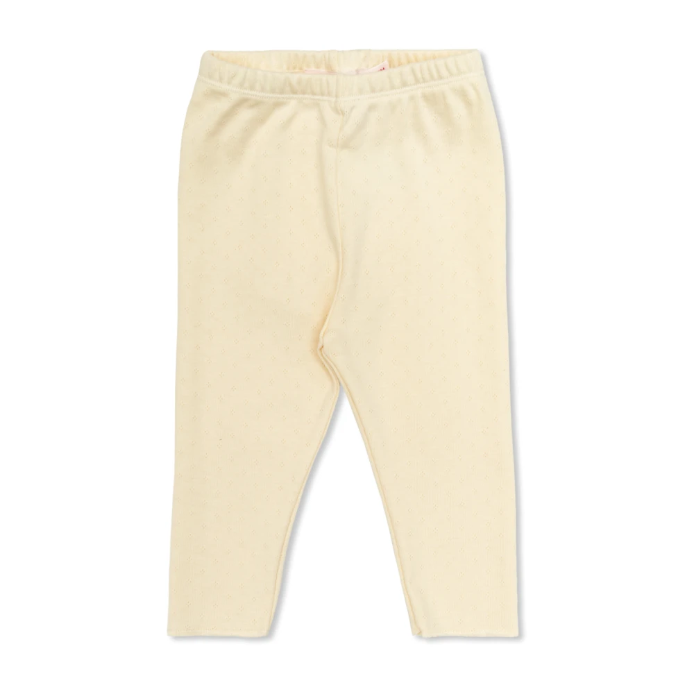 Bonpoint Bomulls leggings Beige, Unisex