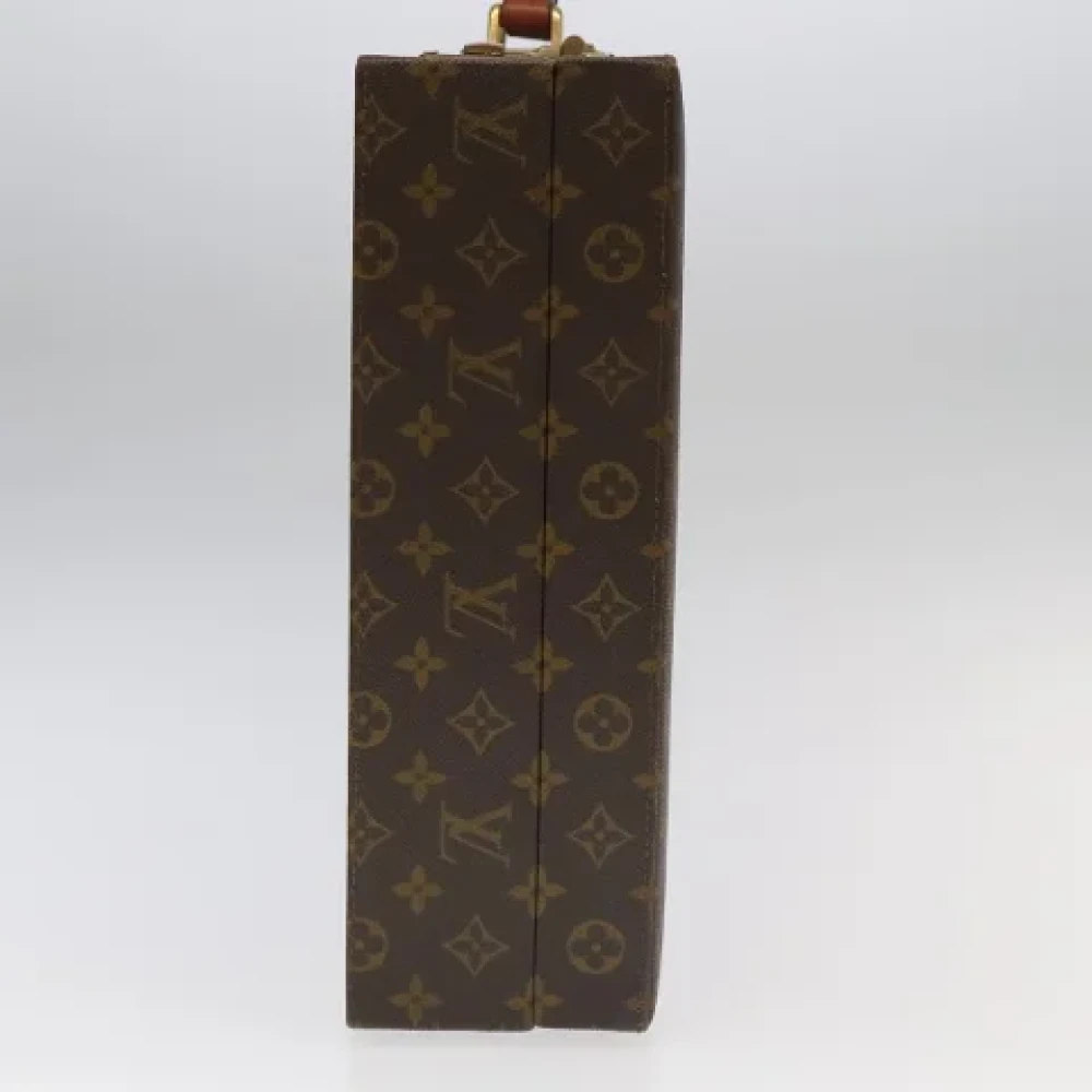 Louis Vuitton Vintage Pre-owned Canvas briefcases Brown Dames